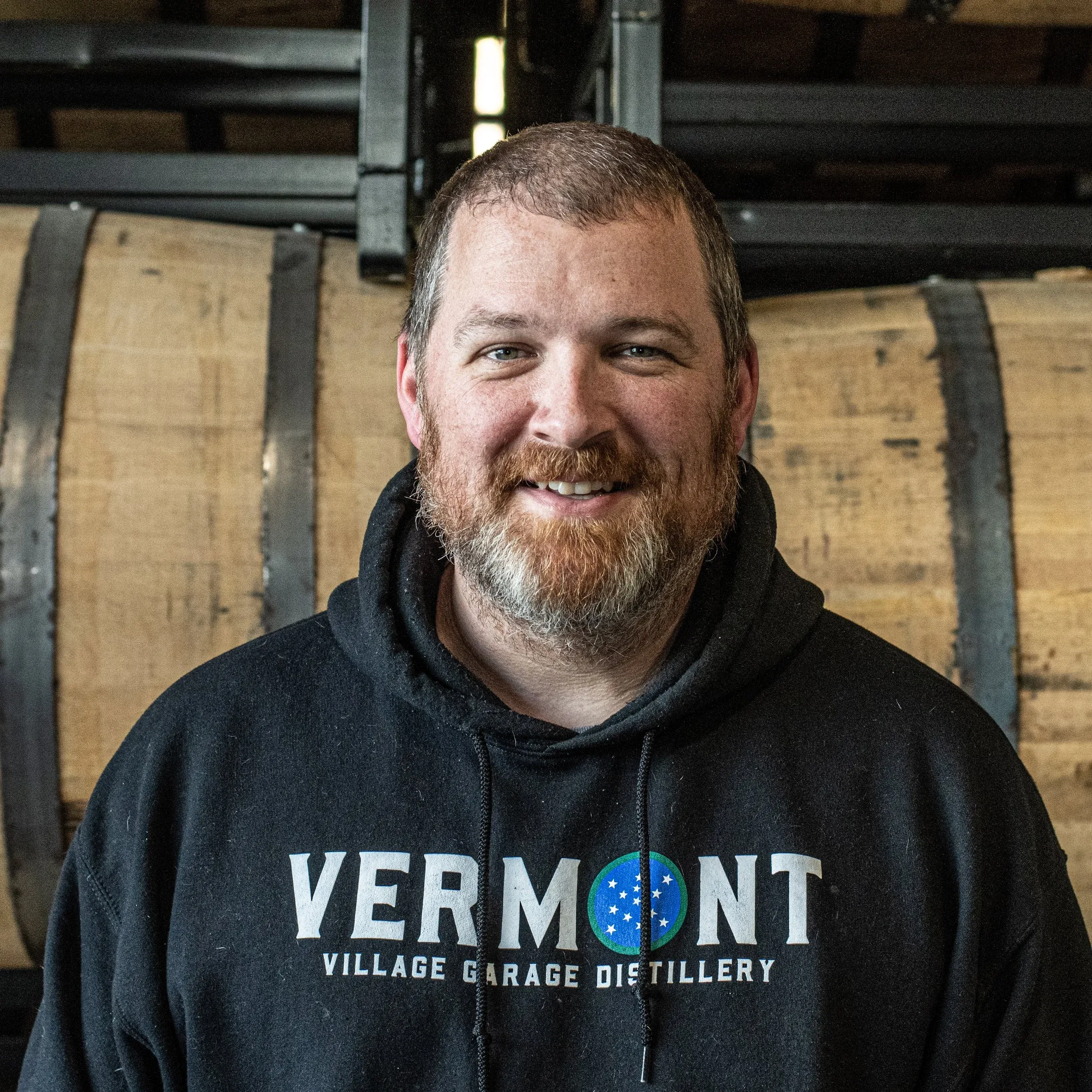 Todd Pinsonneault, chief distiller at Village Garage Distillery